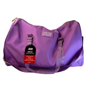NEW Muscle Box MB Active Elite Gym Bag, Lavender, Padded, Work, School, Travel